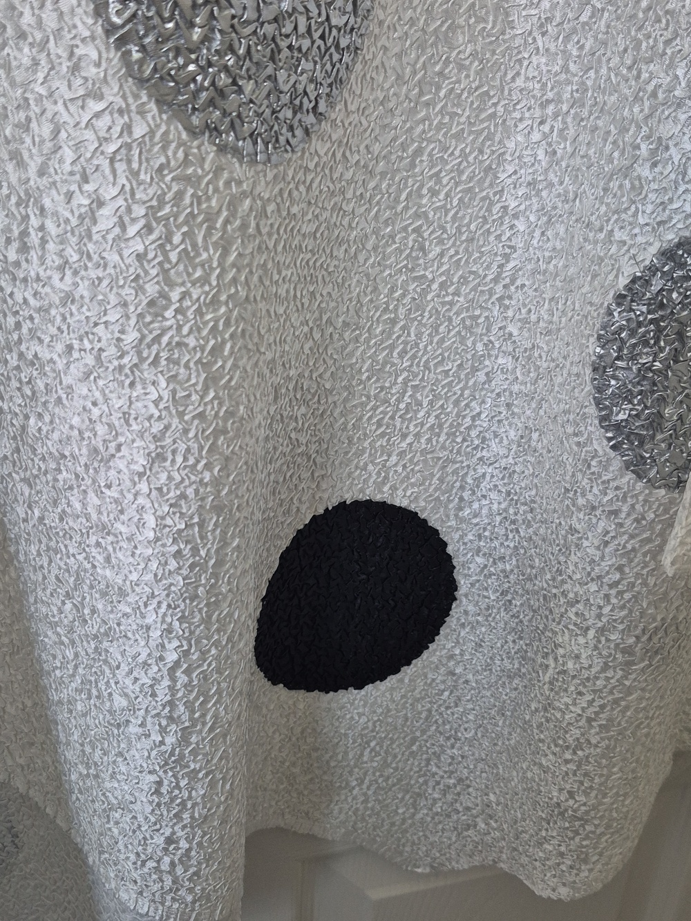 Berek White With Gray Polka Dot Swing Tunic Sz2 - Picture 4 of 4